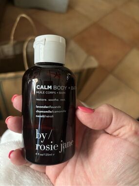 by/rosie jane CALM Body + Bath Oil - Brown Bottle
